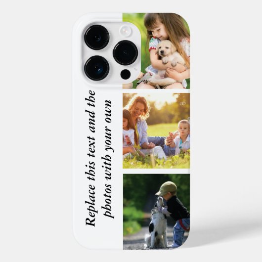 独自の文字と写真の追加 Case-Mate iPhoneケース (裏面)