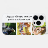 独自の文字と写真の追加 Case-Mate iPhoneケース (裏面 (横))
