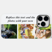 独自の文字と写真の追加 Case-Mate iPhoneケース (裏面 (横))