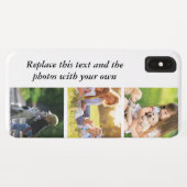 独自の文字と写真の追加 Case-Mate iPhoneケース (裏面(横))