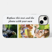 独自の文字と写真の追加 Case-Mate iPhoneケース (裏面 (横))