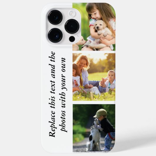 独自の文字と写真の追加 Case-Mate iPhoneケース (裏面)