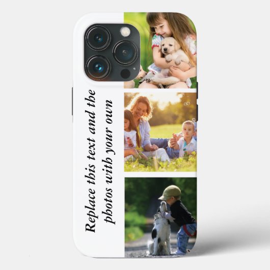 独自の文字と写真の追加 Case-Mate iPhoneケース (裏面)