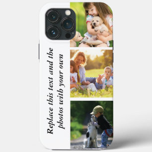 独自の文字と写真の追加 iPhone 13 PRO MAXケース