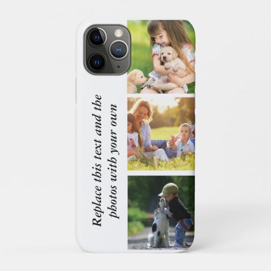 独自の文字と写真の追加 Case-Mate iPhoneケース (裏)
