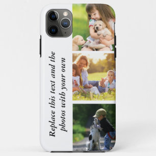 独自の文字と写真の追加 iPhone 11 PRO MAXケース