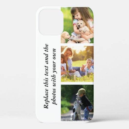 独自の文字と写真の追加 Case-Mate iPhoneケース (裏面)