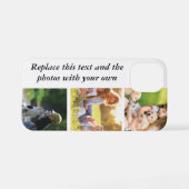 独自の文字と写真の追加 iPhoneケース (裏面横)