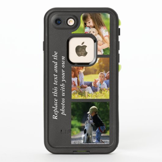 独自の文字と写真の追加 LifeProof iPhoneケース (裏面)