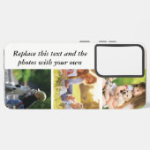 独自の文字と写真の追加 SAMSUNG GALAXYケース (左側面)