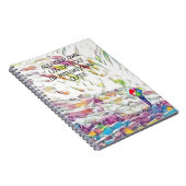 独自の文字またはカスタム引用文の追加やる気を起こさせる ノートブック (右側)