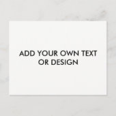 独自の文字またはデザインを追カスタマイズ加、 ポストカード (正面)