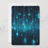 独自の文字を作カスタム成するブルースターシャワー 招待状 (裏面)