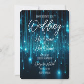 独自の文字を作カスタム成するブルースターシャワー 招待状 (正面)