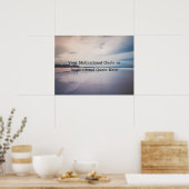 独自の文字を作成感動的 やる気を起こさせる ポスター (キッチン)