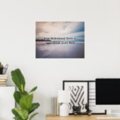 独自の文字を作成感動的 やる気を起こさせる ポスター (ホームオフィス)