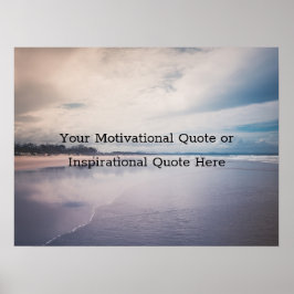 独自の文字を作成感動的 やる気を起こさせる ポスター