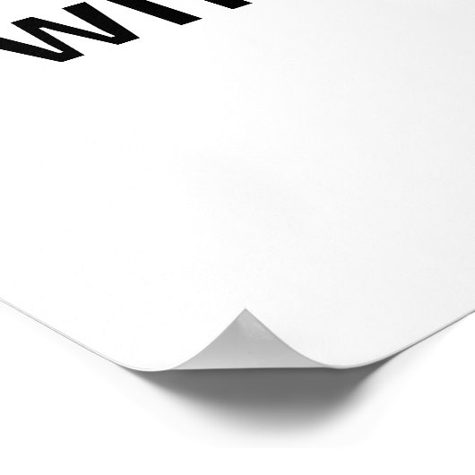 独自の文字を追加 ポスター (角)