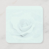 独自の文字カスタムバラ背景の作成 エンクロージャーカード (裏面)