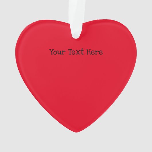 独自の文字カスタムバレンタモダンインデーの作成 オーナメント (裏面)