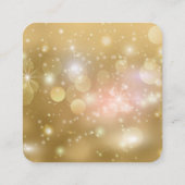 独自の文字カスタム《写真》ぼけ味のきらめきを作成 エンクロージャーカード (裏面)