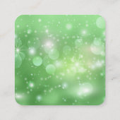 独自の文字カスタム《写真》ぼけ味のきらめきを作成 エンクロージャーカード (裏面)