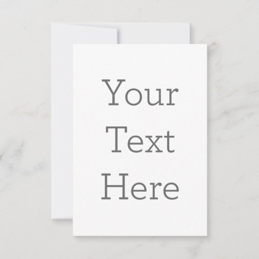 8.9cm x 12.7cmフラットサンキューカード (正面)