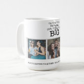 独自の文字スクリプパーソナライズされたト写真の追加 コーヒーマグカップ (正面左)