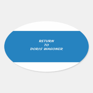 独自の文字ステッカーの丸クラシックいステッカーを追加 楕円形シール