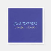 独自の文字スローガンのミニマリストを追加モダンする スタンダードカクテルナプキン (正面)