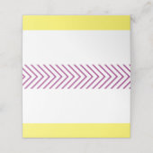 独自の文字トレンディーの追加 プレイスカード (外部開封)