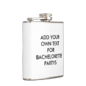 独自の文字バチェロレッテスキットルの追加 フラスク (右)