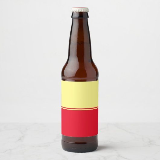 独自の文字ビールボトルラベルの追加 ビールラベル (正面)