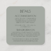 独自の文字色のカスタム背景を作成する エンクロージャーカード (正面)