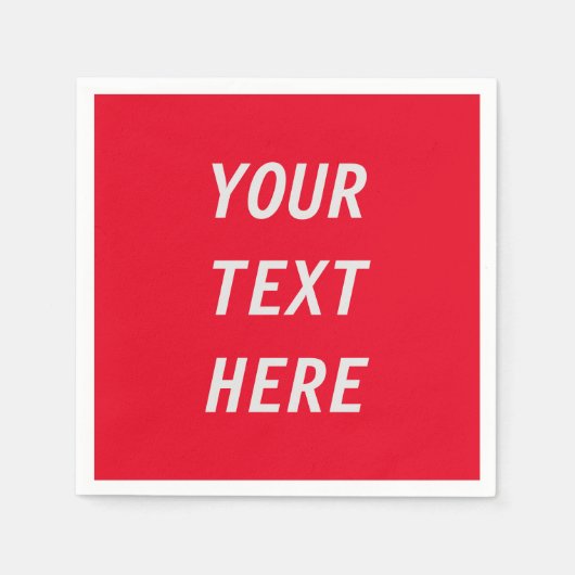 独自の文字 スタンダードカクテルナプキン (正面)