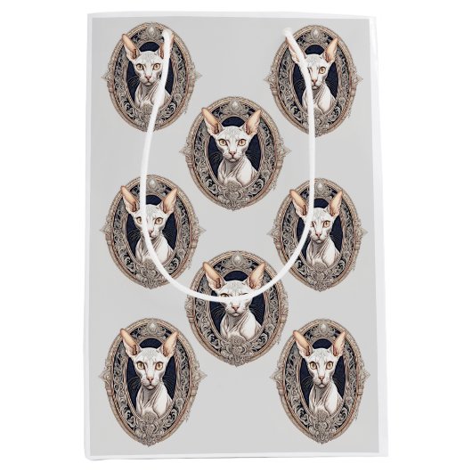 独自の文字 ミディアムペーパーバッグ (正面)