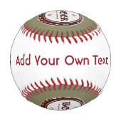 独自の文字 野球ボール (正面)
