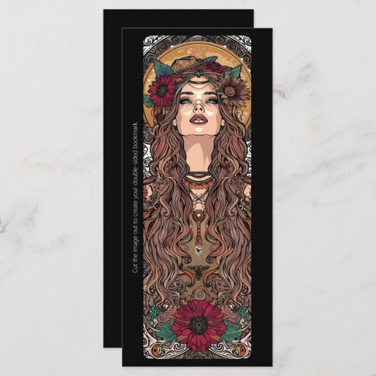 独自の新しいヘッジウィッチブックマークカードの作成 (正面/裏面)