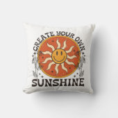 独自の日差しを作成 クッション (正面)