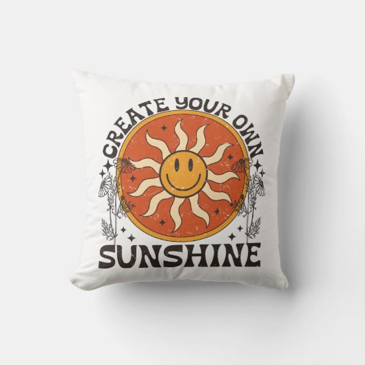 独自の日差しを作成 クッション (正面)