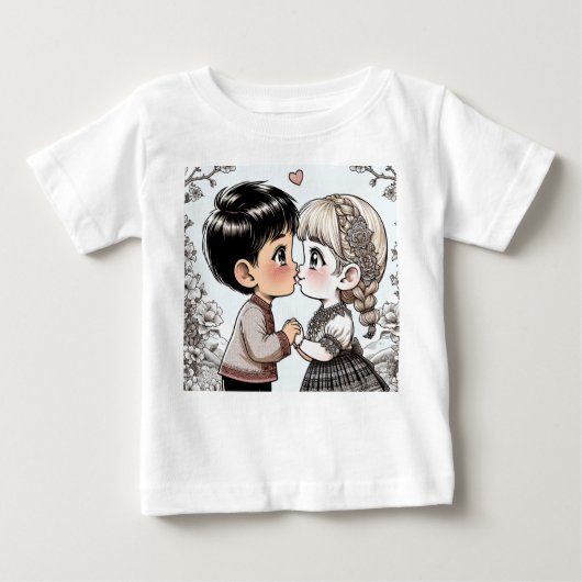 独自の日差しを作成 ベビーTシャツ (正面)