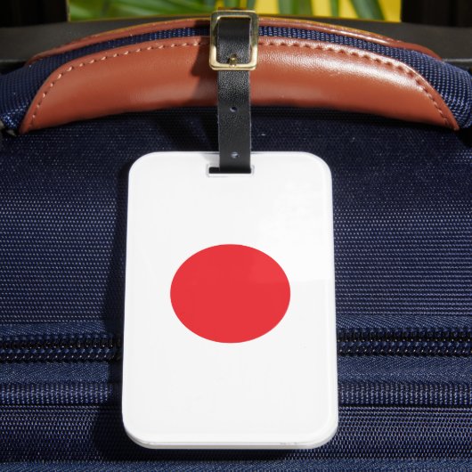 独自の日本風デザインの装飾 ラゲッジタグ (正面インサイチュ2)