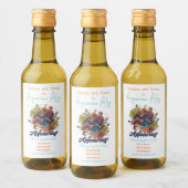 独自の星空のフローラAquariusを作成 ワインラベル (ボトル)