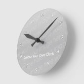 独自の時計を作成 – スタイル2 ラウンド壁時計 (傾斜)