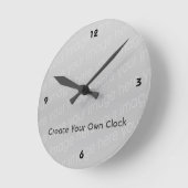 独自の時計を作成 – スタイル4 ラウンド壁時計 (傾斜)