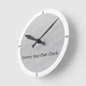 独自の時計を作成 – スタイル9 ラウンド壁時計 (傾斜)