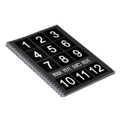 独自の暗いInstagram文字ノートブックの作成 ノートブック (右側)