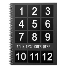 独自の暗いInstagram文字ノートブックの作成 ノートブック
