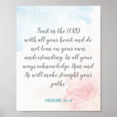 独自の書道のバイブル聖句文字の作成 ポスター (正面)