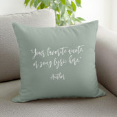 独自の書道引用文の作成 クッション